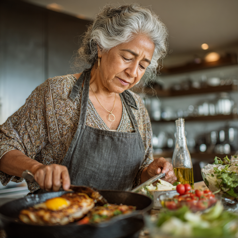 Variedad de alimentos saludables